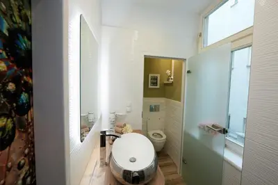 Ein Badezimmer in der Unterkunft Splendid Apartment Vienna