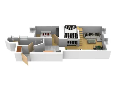 Grundriss der Unterkunft Splendid Apartment Vienna