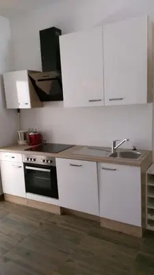 Küche/Küchenzeile in der Unterkunft Vienna Smile Apartment Schoenbrunn