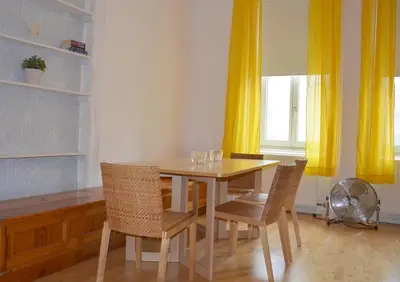 Ein Sitzbereich in der Unterkunft Vienna 1090