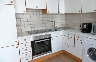 Küche/Küchenzeile in der Unterkunft Gästehaus Fischbach