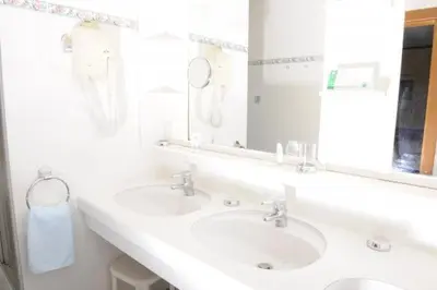 Ein Badezimmer in der Unterkunft Landgasthof Hotel Muhr