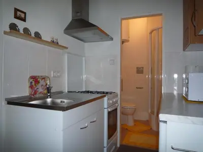 Küche/Küchenzeile in der Unterkunft Apartment Haydnpark