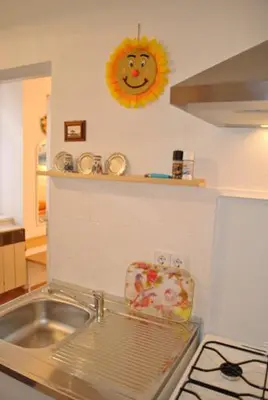 Küche/Küchenzeile in der Unterkunft Apartment Haydnpark