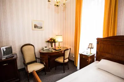 Ein Bett oder Betten in einem Zimmer der Unterkunft Hotel Atlanta