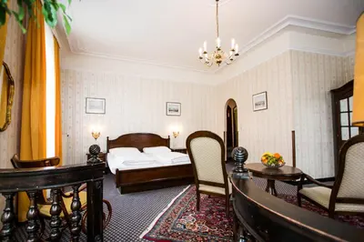 Ein Bett oder Betten in einem Zimmer der Unterkunft Hotel Atlanta
