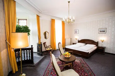 Ein Bett oder Betten in einem Zimmer der Unterkunft Hotel Atlanta