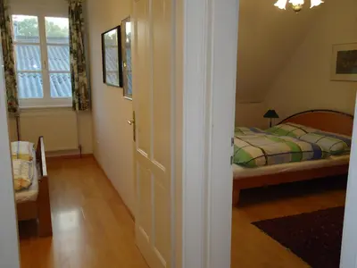 Ein Bett oder Betten in einem Zimmer der Unterkunft Siebenbrüderhof