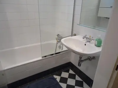 Ein Badezimmer in der Unterkunft Siebenbrüderhof