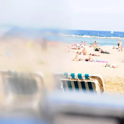 Ein allgemeiner Meerblick oder ein Meerblick von der Ferienwohnung aus