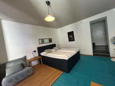 Ein Bett oder Betten in einem Zimmer der Unterkunft Schottenring City Stock Exchange Apartments
