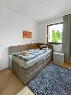 Ein Bett oder Betten in einem Zimmer der Unterkunft Máté Pension