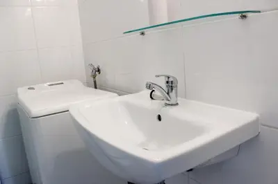 Ein Badezimmer in der Unterkunft Kuffner
