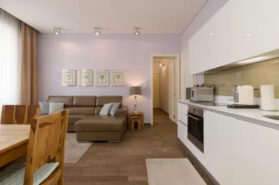 Küche/Küchenzeile in der Unterkunft RAFAEL KAISER - Premium Apartments - Contactless Check-In
