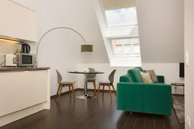 Küche/Küchenzeile in der Unterkunft RAFAEL KAISER - Premium Apartments - Contactless Check-In