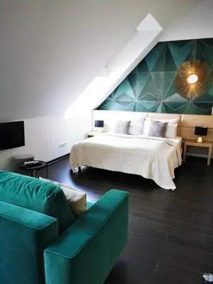 Ein Bett oder Betten in einem Zimmer der Unterkunft RAFAEL KAISER - Premium Apartments - Contactless Check-In