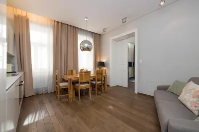 Ein Sitzbereich in der Unterkunft RAFAEL KAISER - Premium Apartments - Contactless Check-In