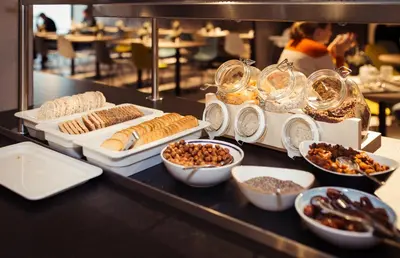 Essen im Hotel oder in der Nähe
