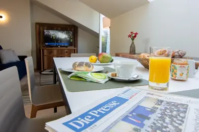 Essen in der Ferienwohnung oder in der Nähe