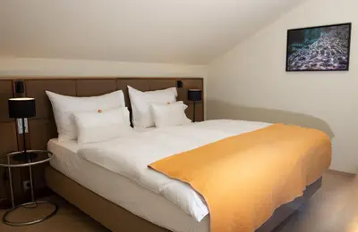 Ein Bett oder Betten in einem Zimmer der Unterkunft EST Residence Schönbrunn Vienna - Apartments
