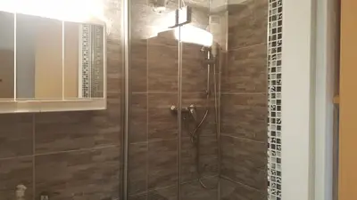 Ein Badezimmer in der Unterkunft Ferienwohnungen Stella