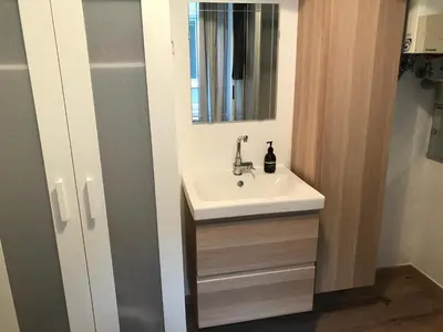 Ein Badezimmer in der Unterkunft Wiener Lebensgefühl im Herzen der Josefstadt