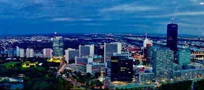 Ein allgemeiner Blick auf Wien oder ein Stadtblick von der Ferienwohnung aus