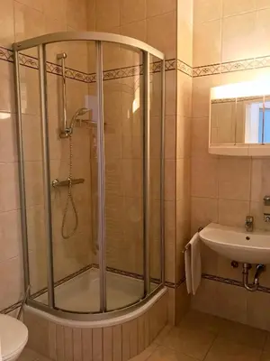 Ein Badezimmer in der Unterkunft Privatzimmer Familie Schwarz