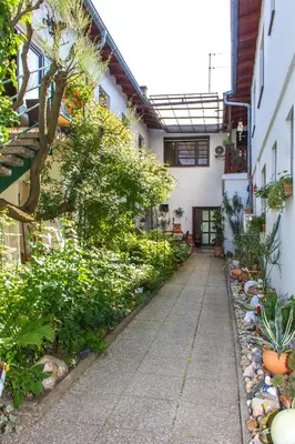 Ein Garten an der Unterkunft Appartement Roiss