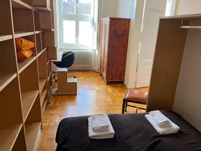 Ein Sitzbereich in der Unterkunft Stylish, Cosy & Central 