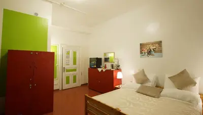 Ein Bett oder Betten in einem Zimmer der Unterkunft Westend City Hostel