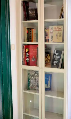 Die Bibliothek in der Ferienwohnung
