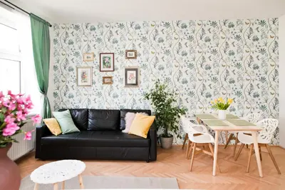 Ein Sitzbereich in der Unterkunft Twin Apartment