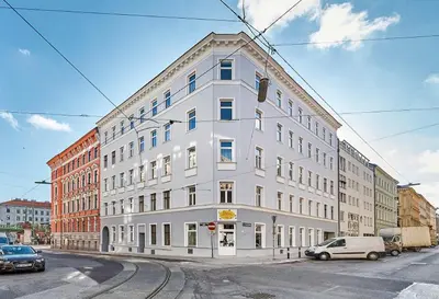 Das Gebäude in dem sich die Ferienwohnung befindet