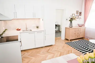 Küche/Küchenzeile in der Unterkunft Twin Apartment