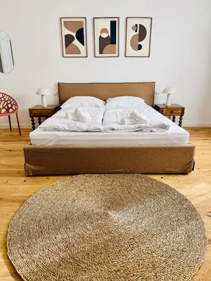 Ein Bett oder Betten in einem Zimmer der Unterkunft Vienna Experience