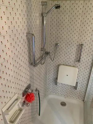 Ein Badezimmer in der Unterkunft Haus HaWei
