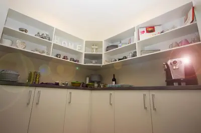 Küche/Küchenzeile in der Unterkunft Gästehaus Krause