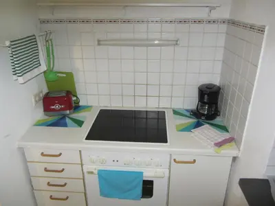 Küche/Küchenzeile in der Unterkunft Apartments Heine