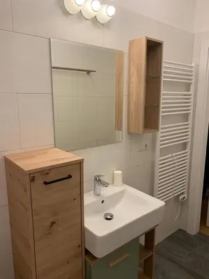 Ein Badezimmer in der Unterkunft Modern apartment with balcony