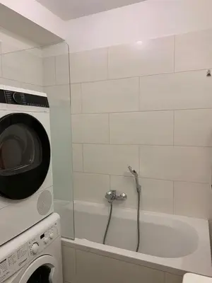 Ein Badezimmer in der Unterkunft Modern apartment with balcony