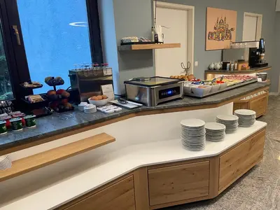Küche/Küchenzeile in der Unterkunft Hotel Altmann