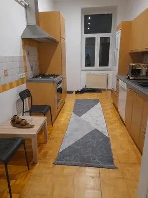 Küche/Küchenzeile in der Unterkunft Ferienwohnung Schloessel 26/18