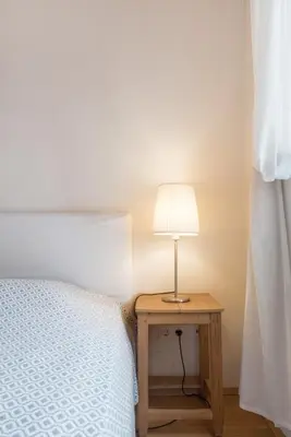 Ein Bett oder Betten in einem Zimmer der Unterkunft Sunny Apartments Vienna