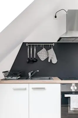 Küche/Küchenzeile in der Unterkunft Vienna 15 Design Apartment