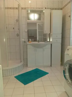Ein Badezimmer in der Unterkunft Ferienwohnung Schloessel 10