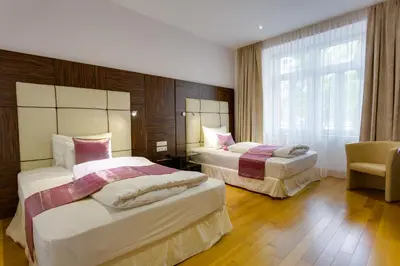 Ein Bett oder Betten in einem Zimmer der Unterkunft Best Western Plus Hotel Arcadia