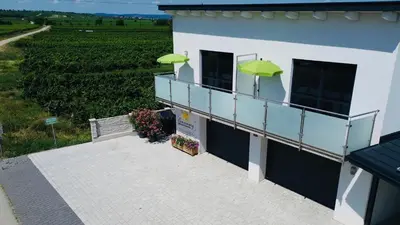 Ein Balkon oder eine Terrasse in der Unterkunft Sonnenweg Appartements