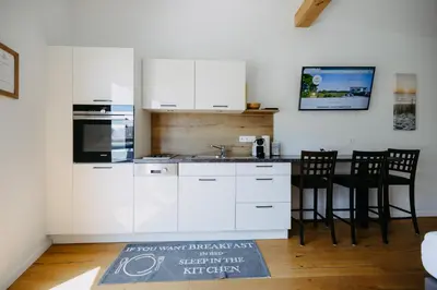 Küche/Küchenzeile in der Unterkunft Sonnenweg Appartements