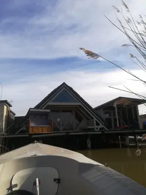 Grundriss der Unterkunft Pfahlbau Sunset II Toplage inklusive Elektroboot